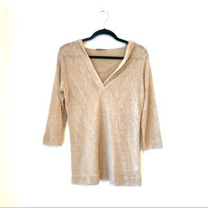 ✨TAN PULLOVER W HOODIE✨